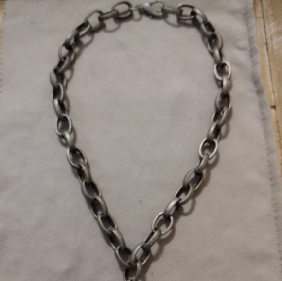 1942 Real US Silver Coin in bezel on chain - Picture 3 of 3